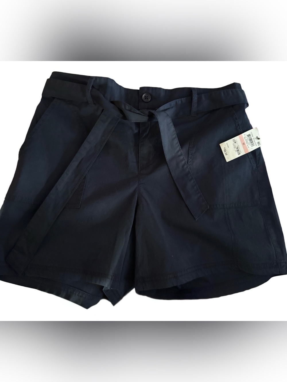 NWT Style & Co High Waist Shorts “Industrial Blue” (Deep Navy) - Size 10